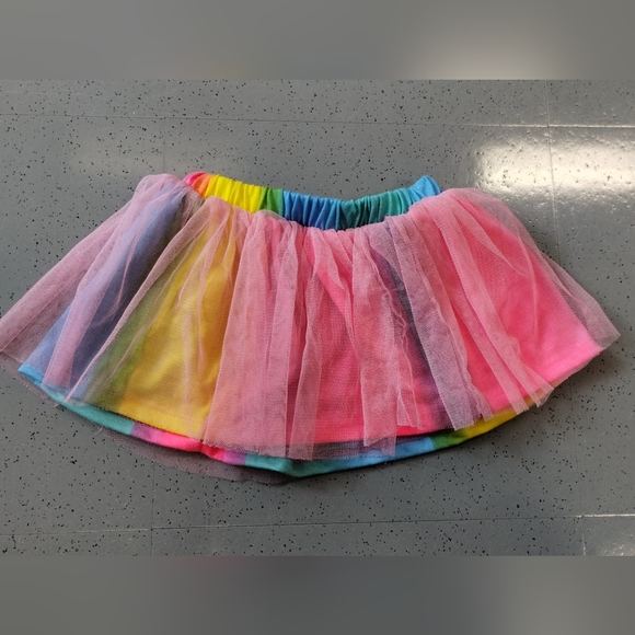 Dream Works Trolls World Tour colorful Rainbow tutu baby girl 12 M Balletcore - Picture 2 of 9